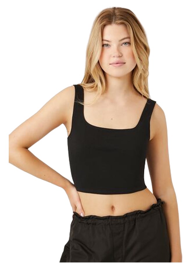 FOREVER 21 - Organically Grown Cotton Cropped Tank Top - Image 1
