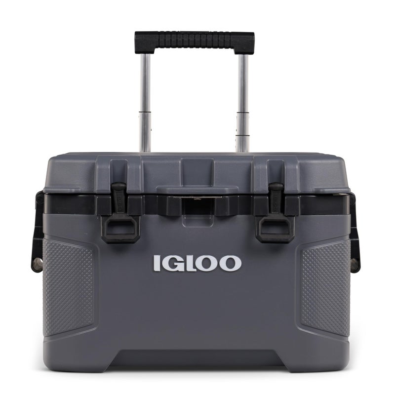 Igloo Trailmate 52Qt Wheeled Cooler, Insulated Hard Shell Ice Chest, Carbonite - Image 1