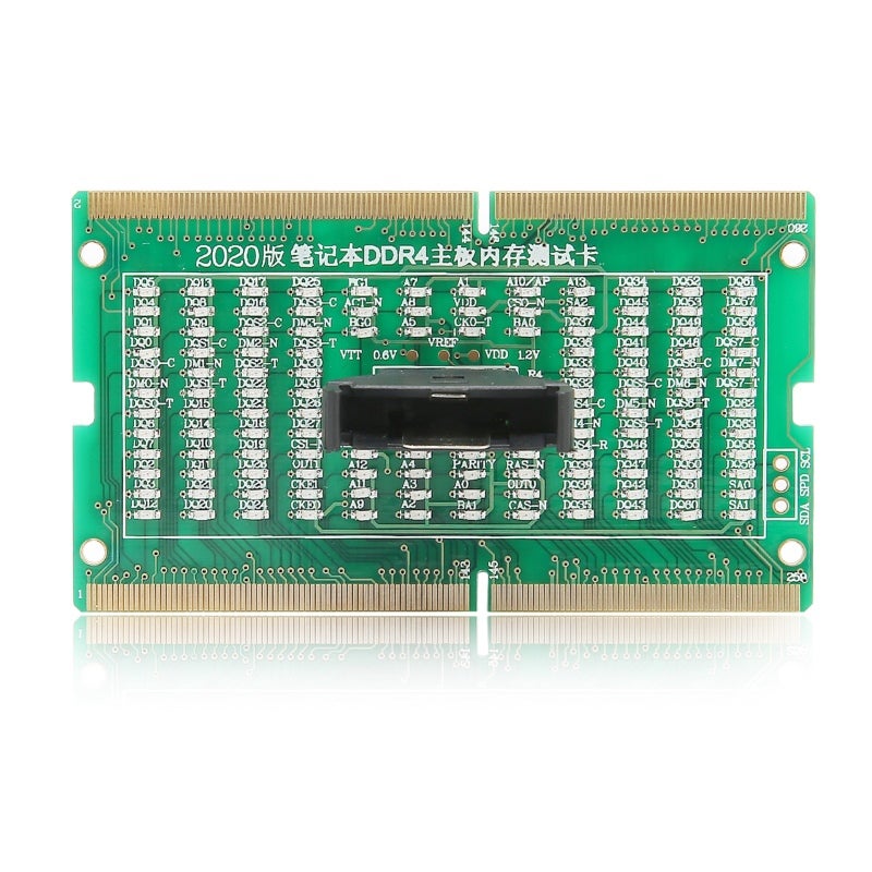 DDR4 Memory Slot Tester Card with Light Emitting Diodes for Laptop Motherboard Repair - Post Diagnostic Card for No Boot Failures - Image 1