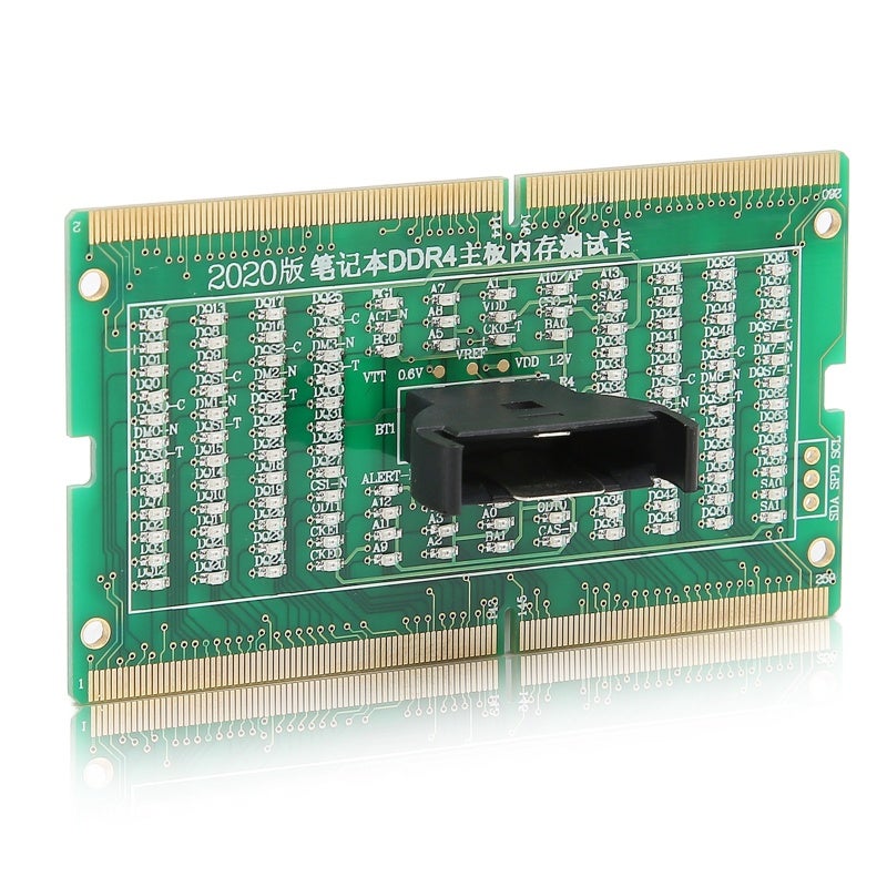 DDR4 Memory Slot Tester Card with Light Emitting Diodes for Laptop Motherboard Repair - Post Diagnostic Card for No Boot Failures - Image 2