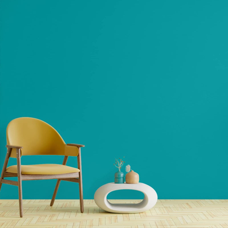 CHIHUT Turquoise Blue Contact Paper Peel and Stick Wallpaper 177x100 Solid Blue Wallpaper Self Adhesive Vinyl Roll Thick Removable Wall Paper for Renters Walls Cabinets Drawers Countertops