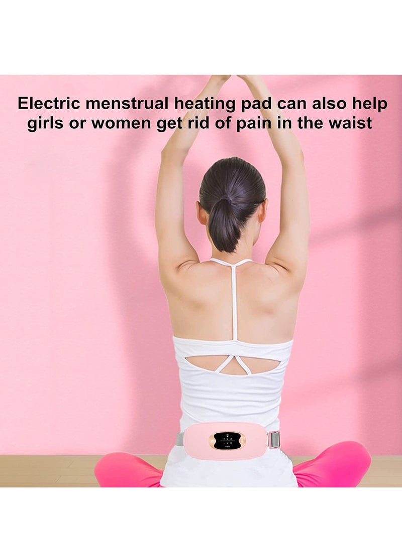 SYOSI Menstrual Heating Pad Portable USB Electric Belly Wrap Warming Belt with 3 Heat Levels and 3 Massage Modes Fast Heating Wrap Belt for Women Girl - Image 4