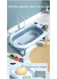 OLUDENIZ Foldable Baby Bathtub with Temperature Sensor – Portable & Non-Slip for 0-9 Years  - Image 4