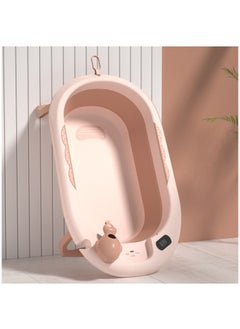 OLUDENIZ Foldable Baby Bathtub with Temperature Sensor – Portable & Non-Slip for 0-9 Years  - Image 3