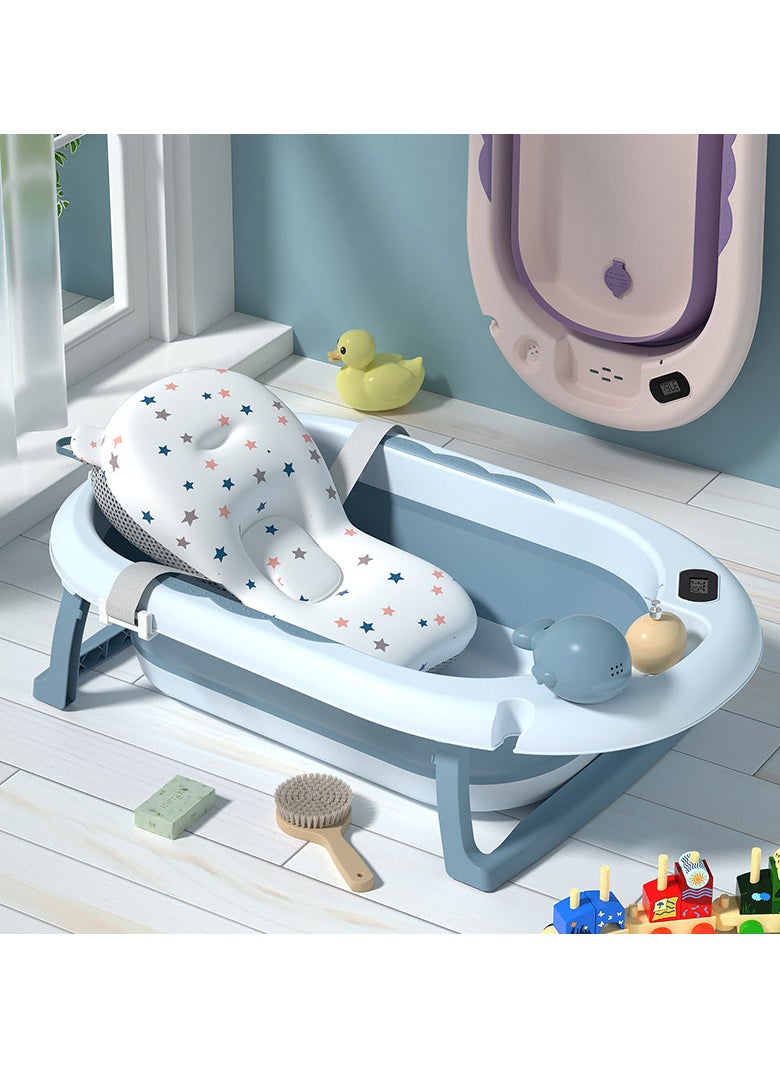 OLUDENIZ - Foldable Baby Bathtub with Temperature Sensor – Portable & Non-Slip for 0-9 Years - Image 1