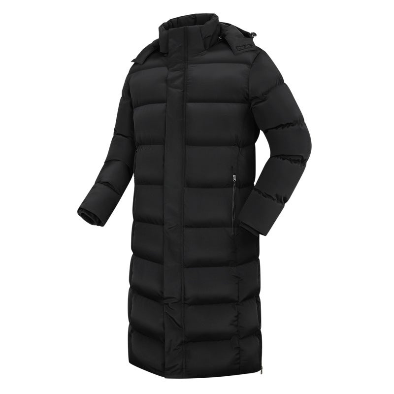 National Team Over-The-Knee Long Sports Coat Down Thick Cotton-Padded Coat For Boys And Girls Winter Clothing Art Test Coat Printed - Image 1