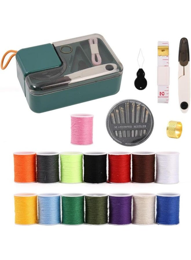 Portable professional sewing kit with a modern design - a comprehensive organizer box for quick and home repairs - Image 2