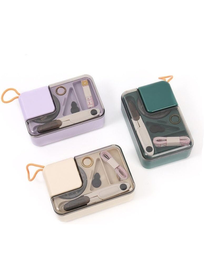 Portable professional sewing kit with a modern design - a comprehensive organizer box for quick and home repairs - Image 5