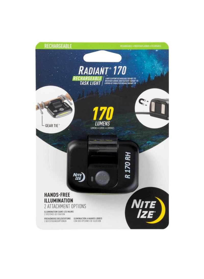NITE IZE Polycarbonate Radian170 Rechargeable Task Light
