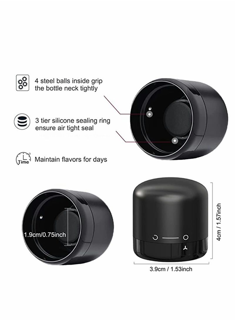 KASTWAVE - Bottle Stopper Stopper for Sealing Sparkling Soda Coffee Vinegar Bottles with Bubble Sealer Lock Sealer Twist to Seal Without Leaking Reusable Plastic Silicone (1.5" 2pcs) - Image 1