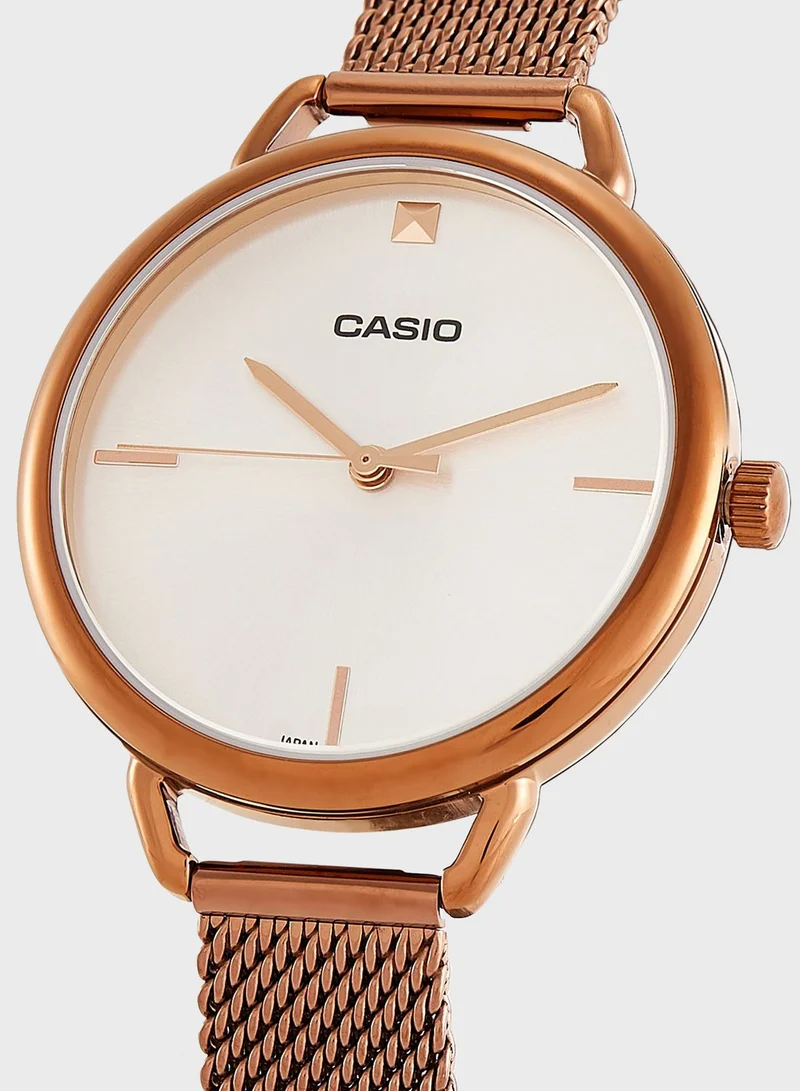 CASIO Steel Strap Analog Watch