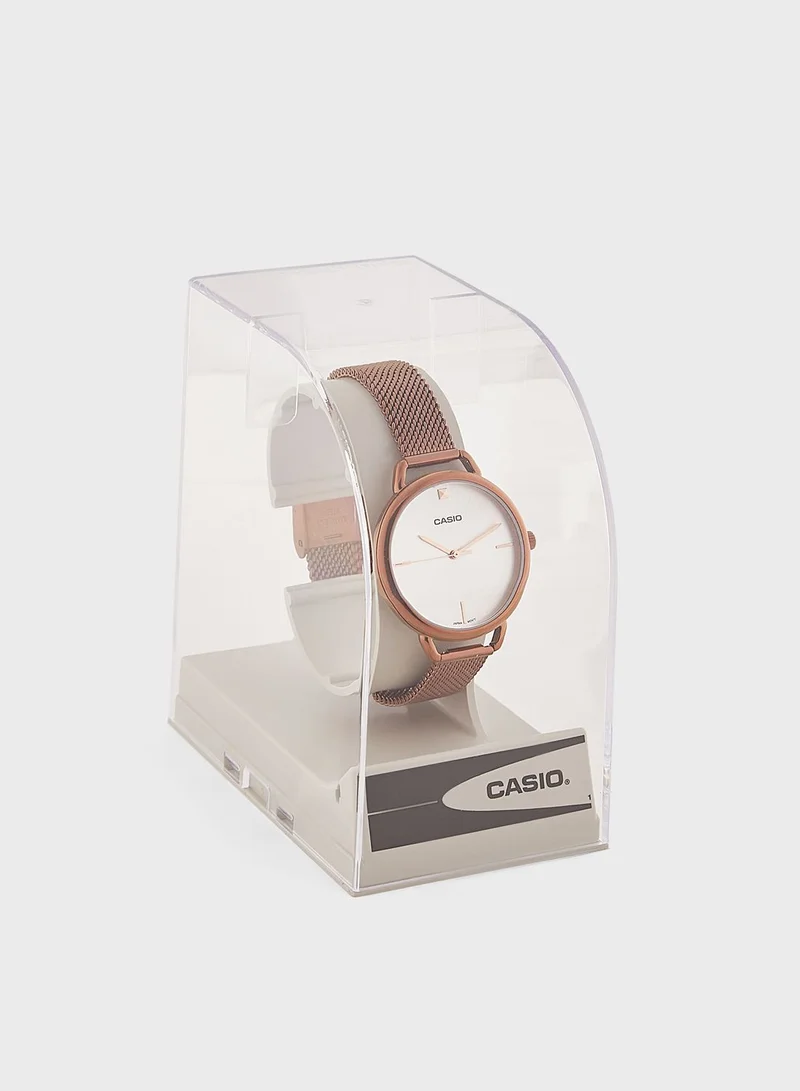 CASIO Steel Strap Analog Watch