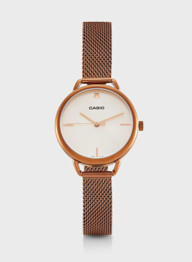 CASIO Steel Strap Analog Watch