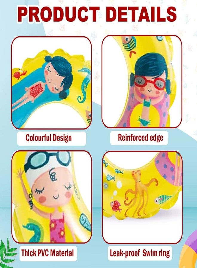 Kabello Swimming Rings for Kids, Inflatable Tubes Pool Floaties Toys for Summer Fun Pack of 1 - Image 3