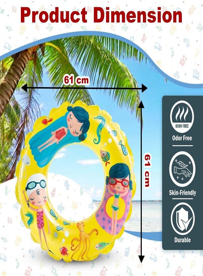 Kabello Swimming Rings for Kids, Inflatable Tubes Pool Floaties Toys for Summer Fun Pack of 1 - Image 2