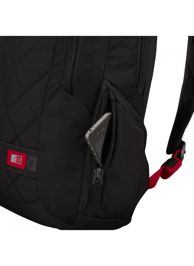 CASE LOGIC Case Logic DLBP-114BLACK 14-Inch Laptop Backpack Bag - Black  - Image 4
