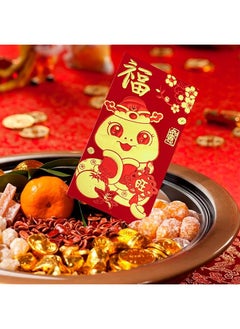 erorex 2025 Chinese New Year Red Envelope 36Pcs China Spring Festival Red Packets With 6 Different Gold Foil Patterns Year Of The Snake Lucky Money Envelopes Red Packet Hong Bao For Children Large Size  - Image 5