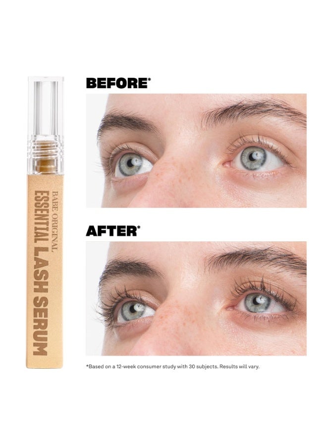 Babe Original Babe Lash Serum - Fuller & Longer Looking Eyelashes, Clear Essential Serum for Natural Lashes and Lash Extensions, 2mL, 3-month Supply - Image 4