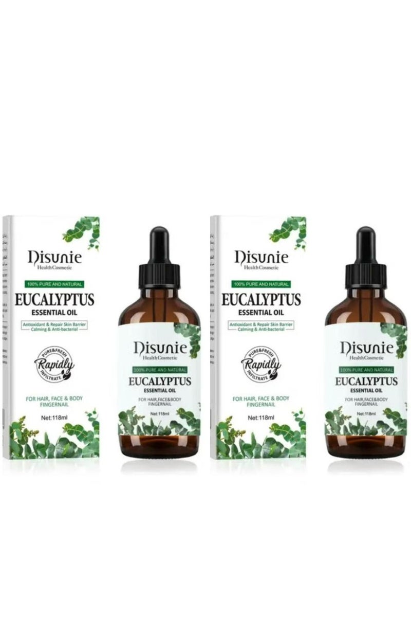 ديسوني زيت الأوكالبتوس العطري النقي 118 مل 2 قطعة