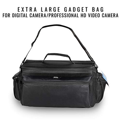Ultimaxx Ultimax’s Extra Large, Water-Resistant Gadget Bag Compatible With Camcorders and Accessories for Panasonic AG-AC160, AC30, AC90A, AC130A, AF100, HVX200, UX90, UX, 180HC-X1000, HC-X1, And More - Image 5