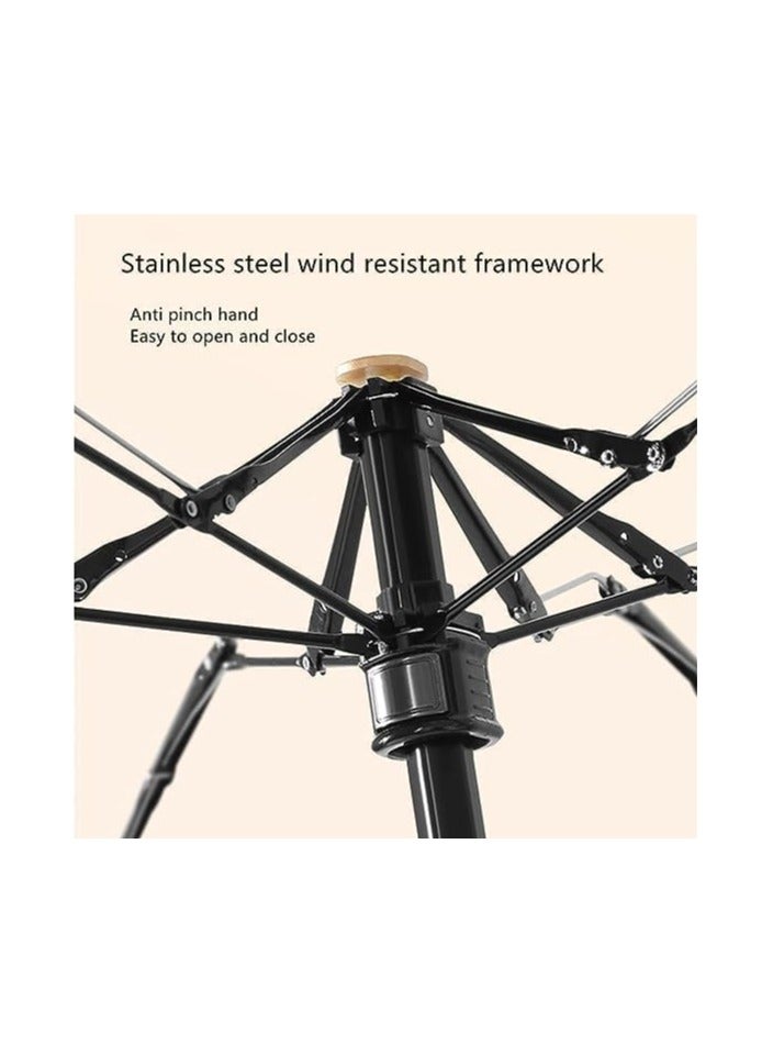 Small Mini Umbrella with Case, Small Compact UV Umbrella for Sun and Rain, Windproof Parasol Umbrella with 99% UV Protection, Light Compact Design Perfect for Travel - Image 5