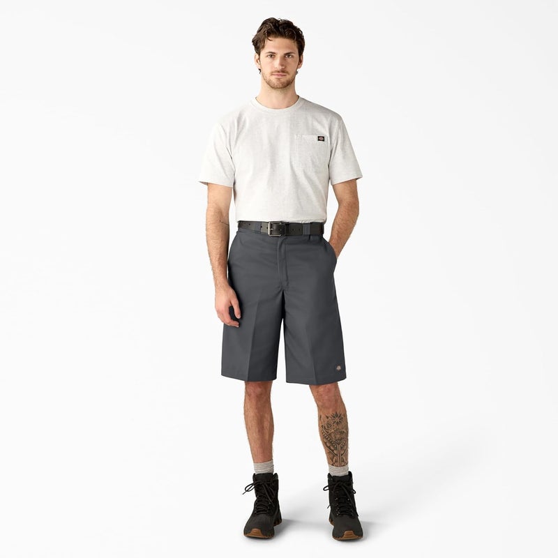 Dickies Men's Multi-Pocket Work Short in Charcoal Grey - Image 4