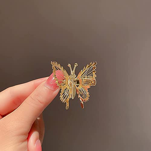 NEOBABY Hairstyle Decoration shaking Butterfly Hair Bride Clips | Hair Style Bridal Brooch & Braid for Juda Bun | Butterfly Hair Pins for Women's & Girls - Pack of 6 Pairs (Silver & Golden) - Image 3