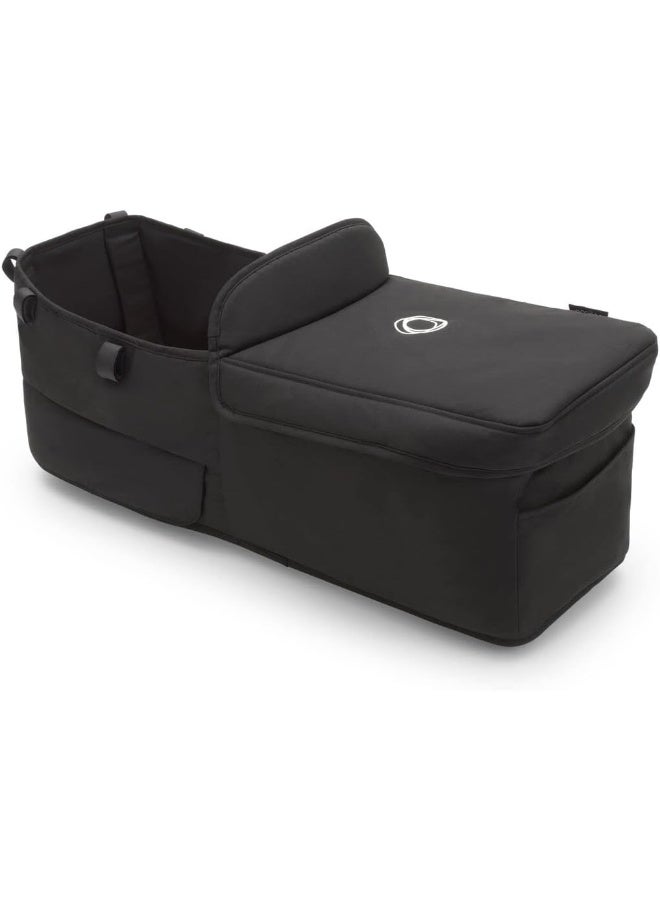 Bugaboo قماش سرير بيغابو دونكي 5 الكامل - ملحق عربة أطفال توأم حديثي الولادة - أسود منتصف الليل - Image 1