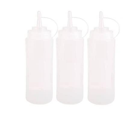 pass pass Plastic Empty Refillable Dispenser Bottle for Sauce, Oil & Ketchup – 500ml Capacity (Pack of 3) - Image 5