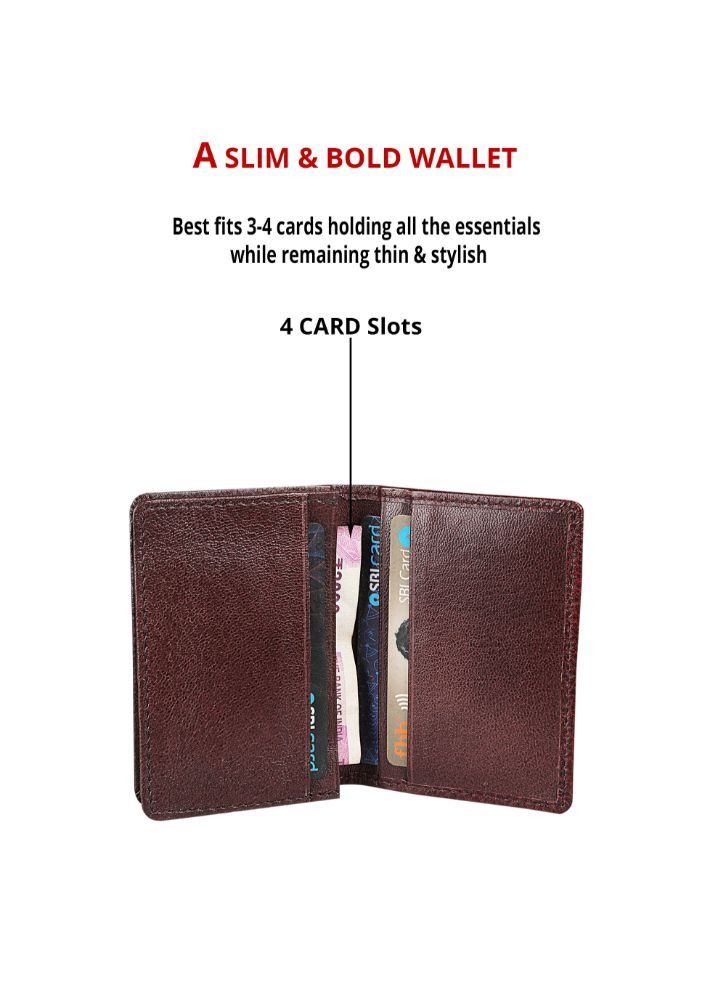 Mounthood Wallets Unisex Brown Genuine Leather 11 X 2 X 9 Cm Set Of 1 - Image 5