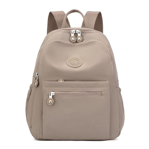 Tanweibago Mini Nylon Women Backpacks11L Small Ladies backpacks Casual Lightweight Women Shopping Travel Daypack Champagne - Image 1