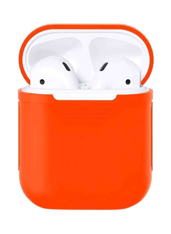 Protective Charging Case Cover For Apple AirPods Orange