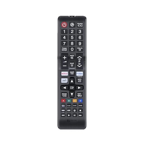 EDNITA for Samsung tv Remote Control Universal Suitable for LCD LED OLED QLED UHD HD Plasma 3D Smart Hub Television with Hotkeys, Match Remotes Keys Exactly with Existing Remote - Image 1
