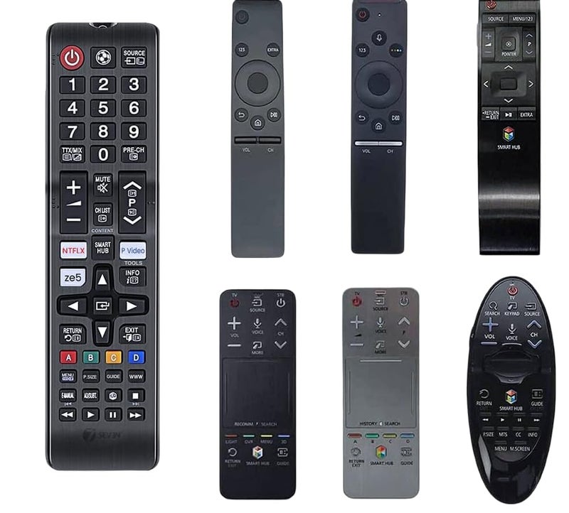 EDNITA for Samsung tv Remote Control Universal Suitable for LCD LED OLED QLED UHD HD Plasma 3D Smart Hub Television with Hotkeys, Match Remotes Keys Exactly with Existing Remote - Image 3