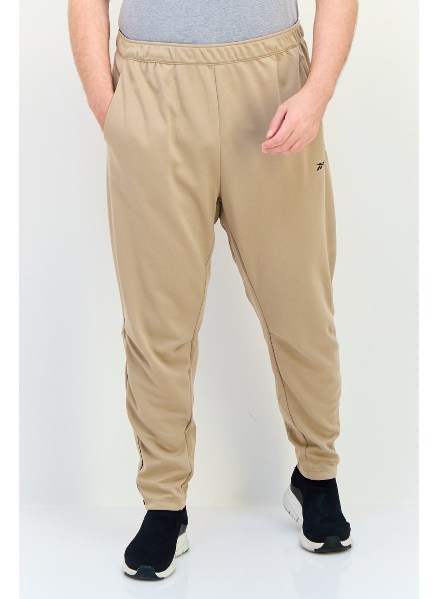 Reebok Men Sportswear Fit Training Sweatpants, Tan  - Image 1