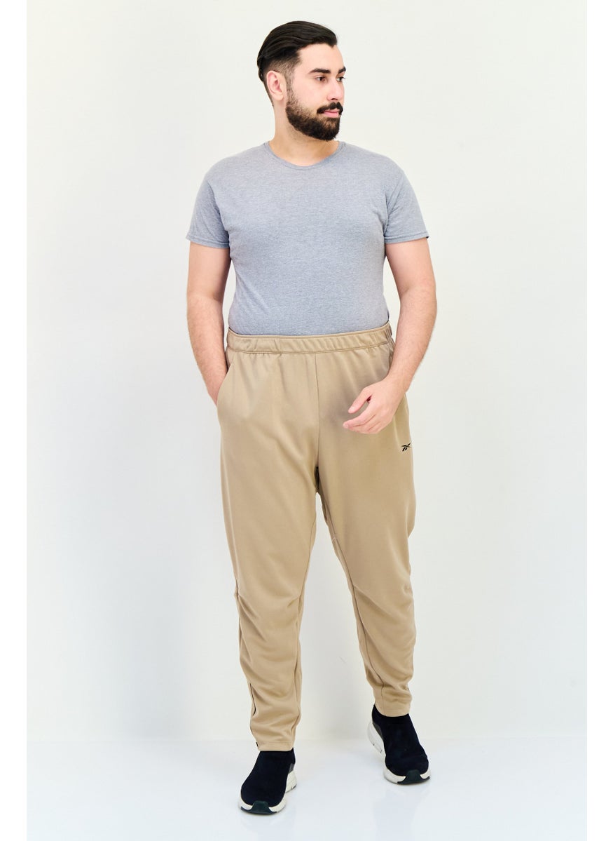 Reebok Men Sportswear Fit Training Sweatpants, Tan  - Image 4