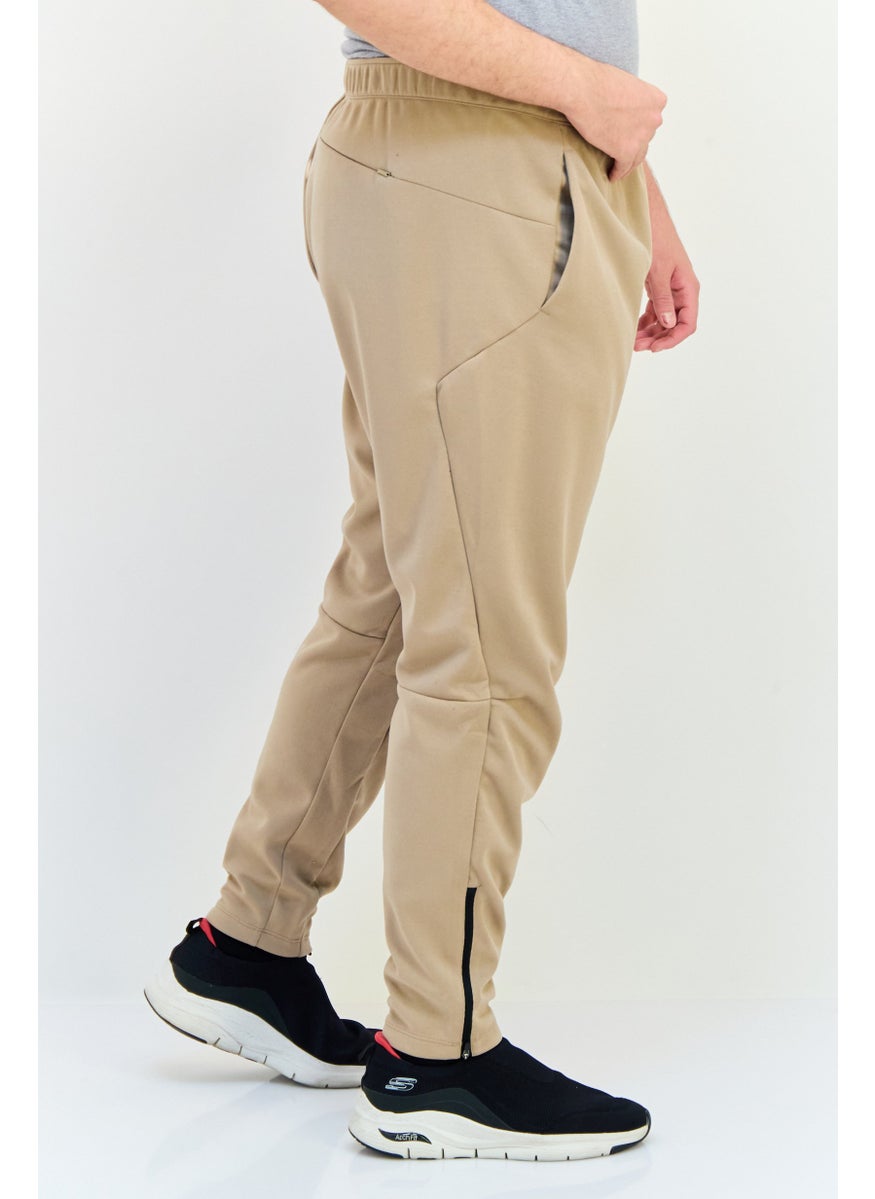 Reebok Men Sportswear Fit Training Sweatpants, Tan  - Image 2