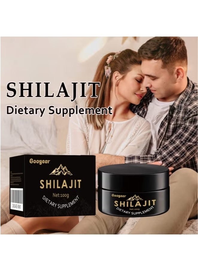 جوجير يحتوي المكمل الغذائي Googeer Shilajit على ما يصل إلى 20% من حمض الفولفيك 100 جرام  - Image 4