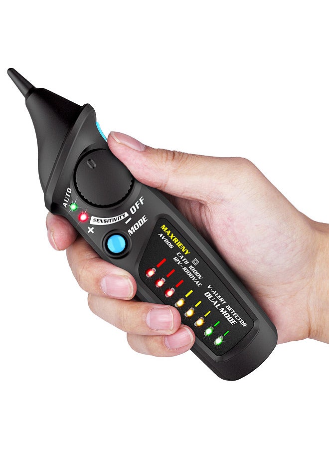 Generic - AVD06 Dual Mode AC Voltage Detector 12V/48V～1000V Circuit Tester Non-contact AC Voltage Test Pen with Flashlight Function - Image 1
