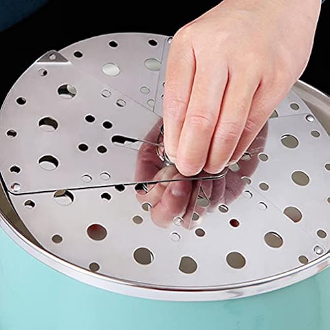 DOITOOL Spill Stopper Lids Anti Spill Lid Cover Stainless Steel Expandable Drop Lids Overflow Stopper Lid Adjustable Spill Stopper Lid Pre Perforated Spill Stopper For Pans And Pots Boil - Image 3