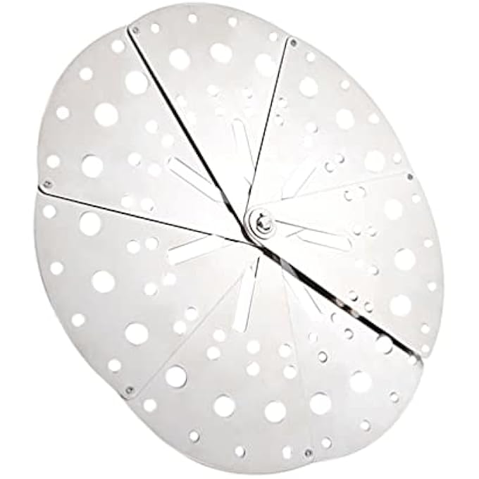 DOITOOL Spill Stopper Lids Anti Spill Lid Cover Stainless Steel Expandable Drop Lids Overflow Stopper Lid Adjustable Spill Stopper Lid Pre Perforated Spill Stopper For Pans And Pots Boil - Image 2