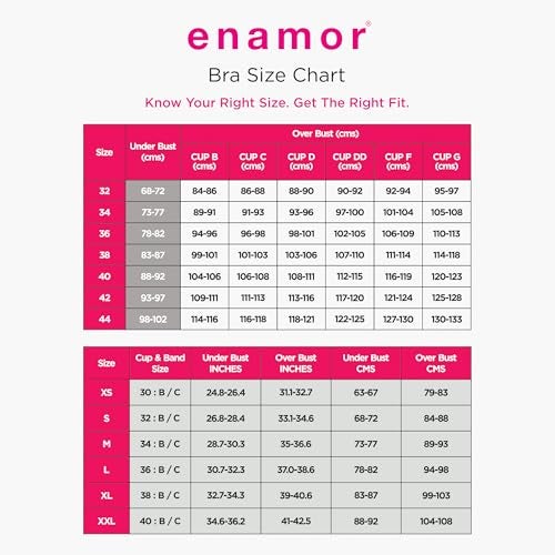 Enamor Women's 48% Cotton, 44% Polyester & 8% Spandex Wire Free Casual Sports Bra (SB38_White_L) - Image 2