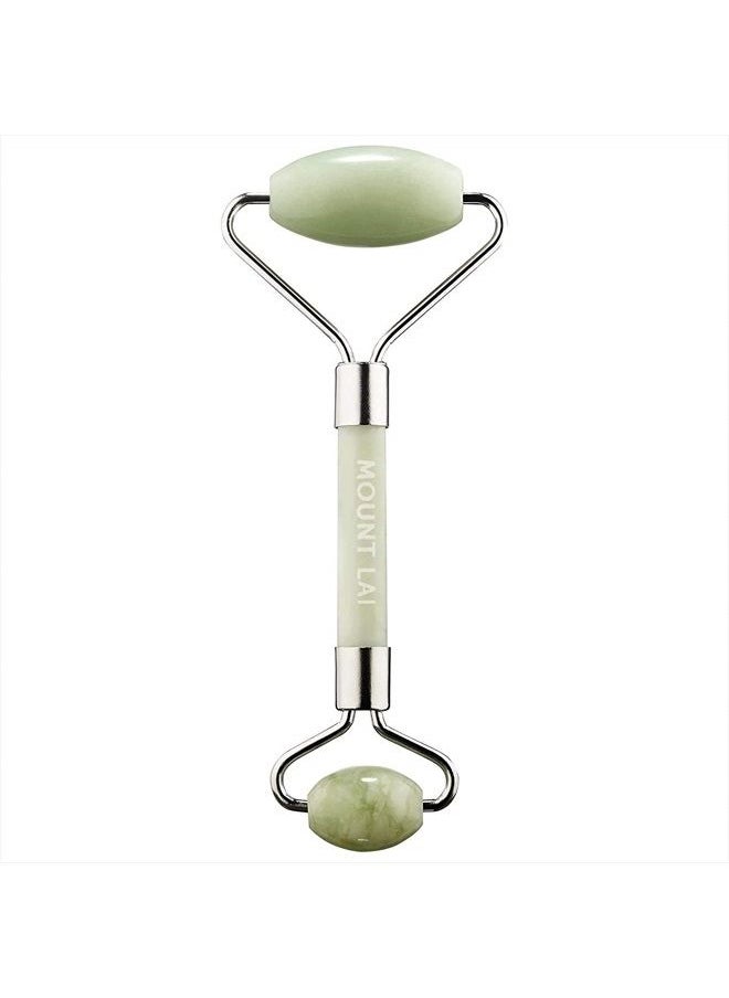 Mount Lai - The De-Puffing Jade Facial Roller | Jade Roller Face Massager to De-Puff, Soothe, and Reveal Radiant Skin | Jade Facial Roller for Women - Image 1