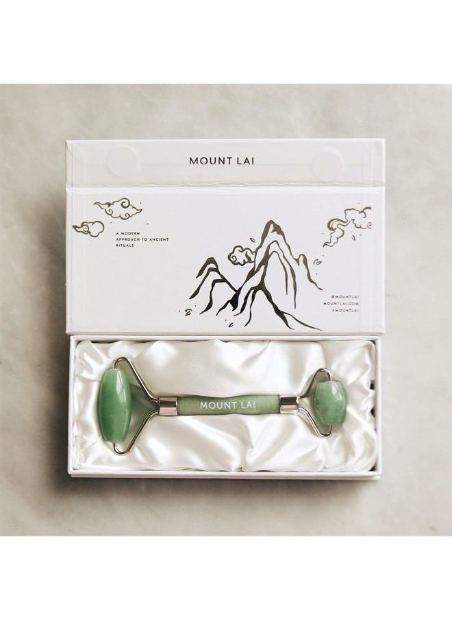 Mount Lai - The De-Puffing Jade Facial Roller | Jade Roller Face Massager to De-Puff, Soothe, and Reveal Radiant Skin | Jade Facial Roller for Women - Image 1