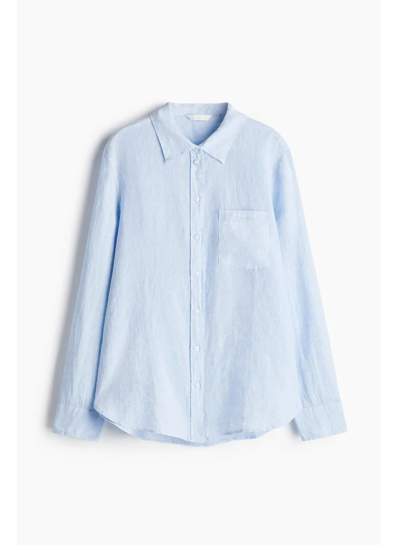 اتش اند ام Linen shirt
