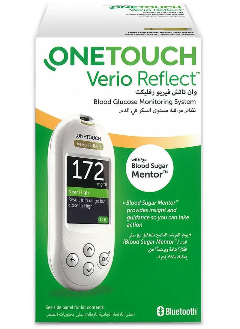 ONETOUCH - One Touch Verio Reflect Glucometer With One Touch Verio Strips And Delica Plus Sterilized Dosing Needles - Image 1