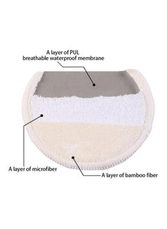 Daytoyz Organic Washable Breast Pads 10 Pack reusable Nursing Pads for Breastfeeding  - Image 3