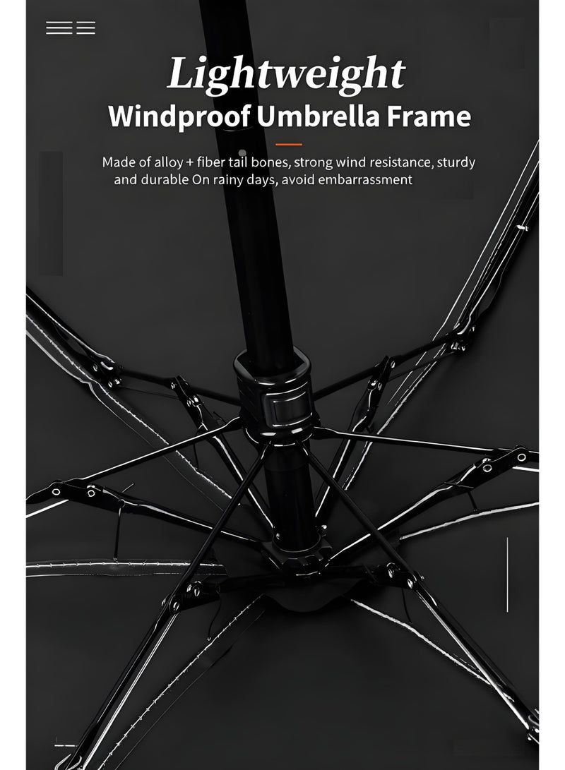 SUCITY Mini Folding Compact Umbrella with Case-Windproof Lightweight Pocket Umbrella-Rain Portable Umbrella Sun for Men and Women UPF 50+ UV Protection Umbrella - Image 4