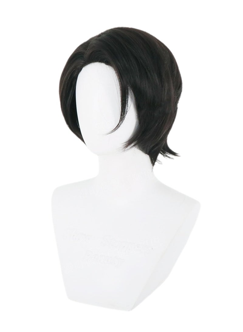 Jujutsu Kaisen wig Otoko Yuta's hair is shaved on the top of the head and the hair ends are reversed cosplay wig costumes dress up wig  - Image 1