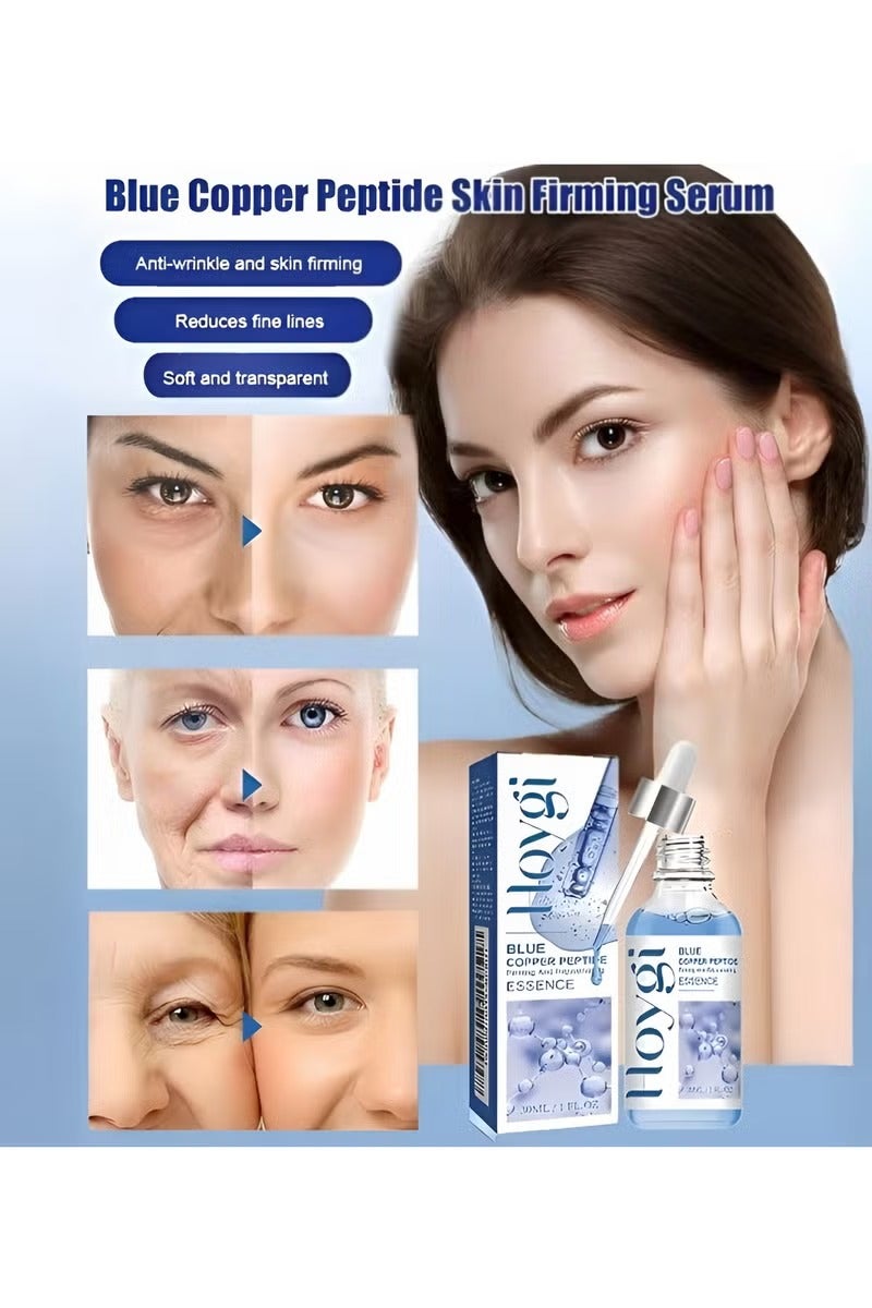 Hoygi Copper Peptide Anti-Aging Serum 30ml - Clinically Proven Wrinkle Reduction & Skin Firming Treatment with GHK-Cu, Brightening Essence for Radiant Face (Lab-Tested Formula) - Image 2